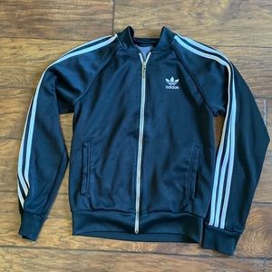 Adidas track jacket zip up original logo size Medium